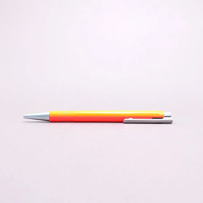 Portable black cylindrical pen