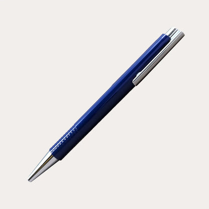 Portable black cylindrical pen