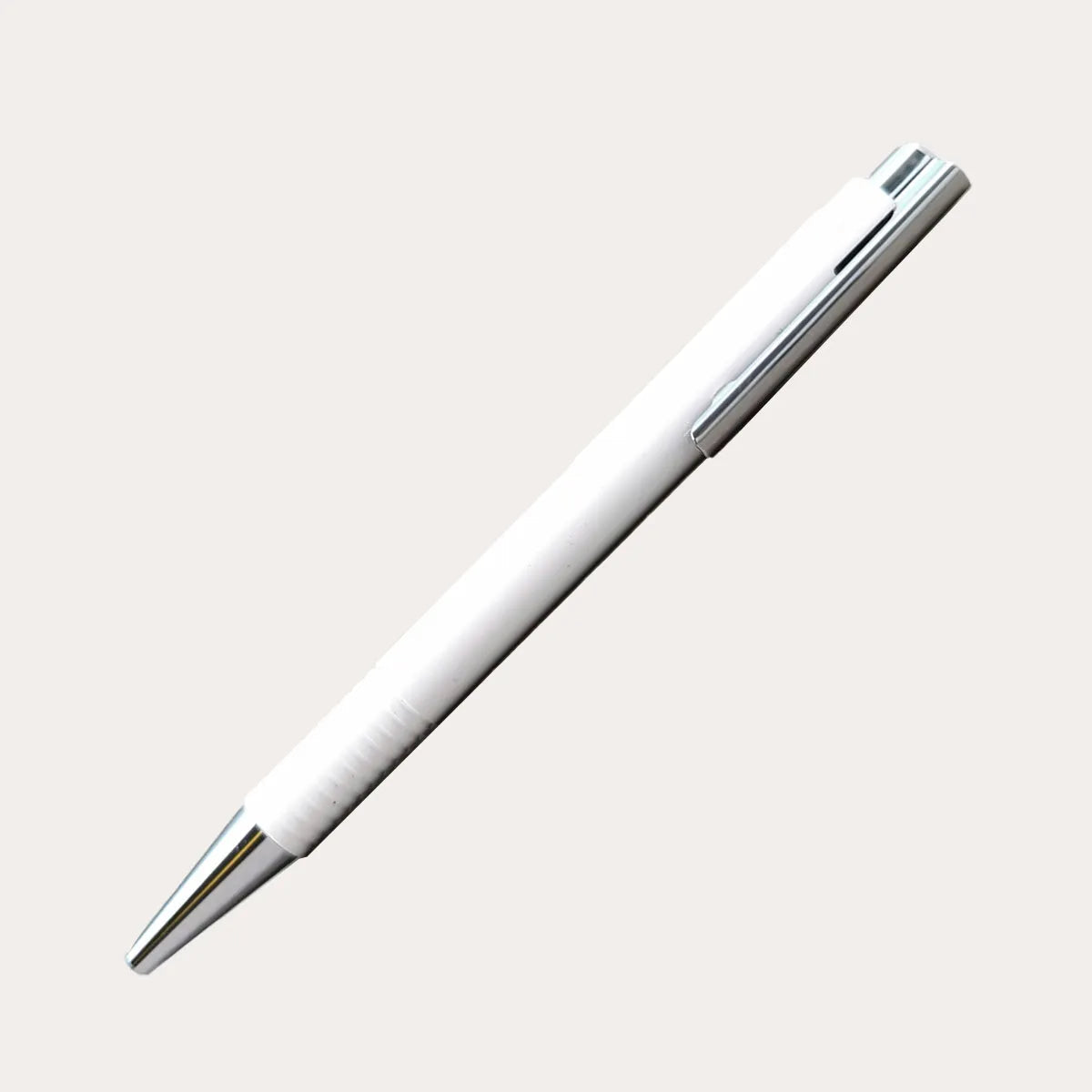 Portable black cylindrical pen