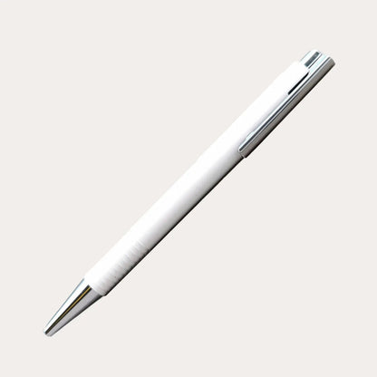 Portable black cylindrical pen