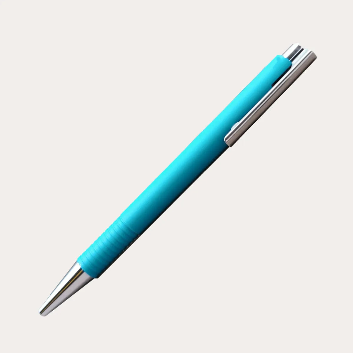 Portable black cylindrical pen