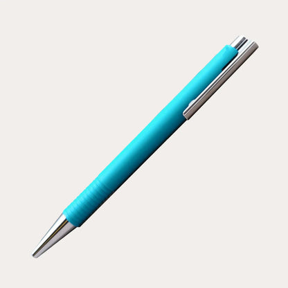 Portable black cylindrical pen