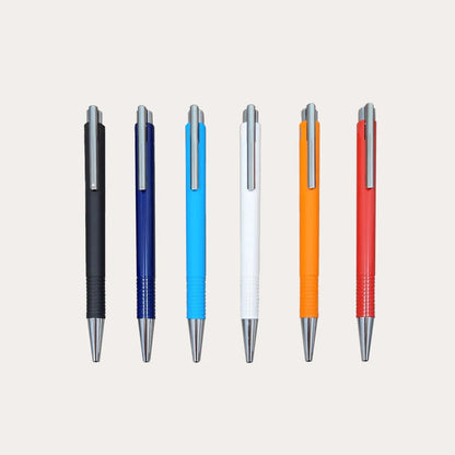 Portable black cylindrical pen